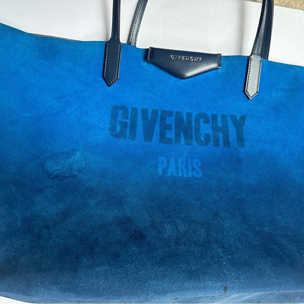 Givenchy Reversible Tote. Silver One Side Cobalt … - image 2